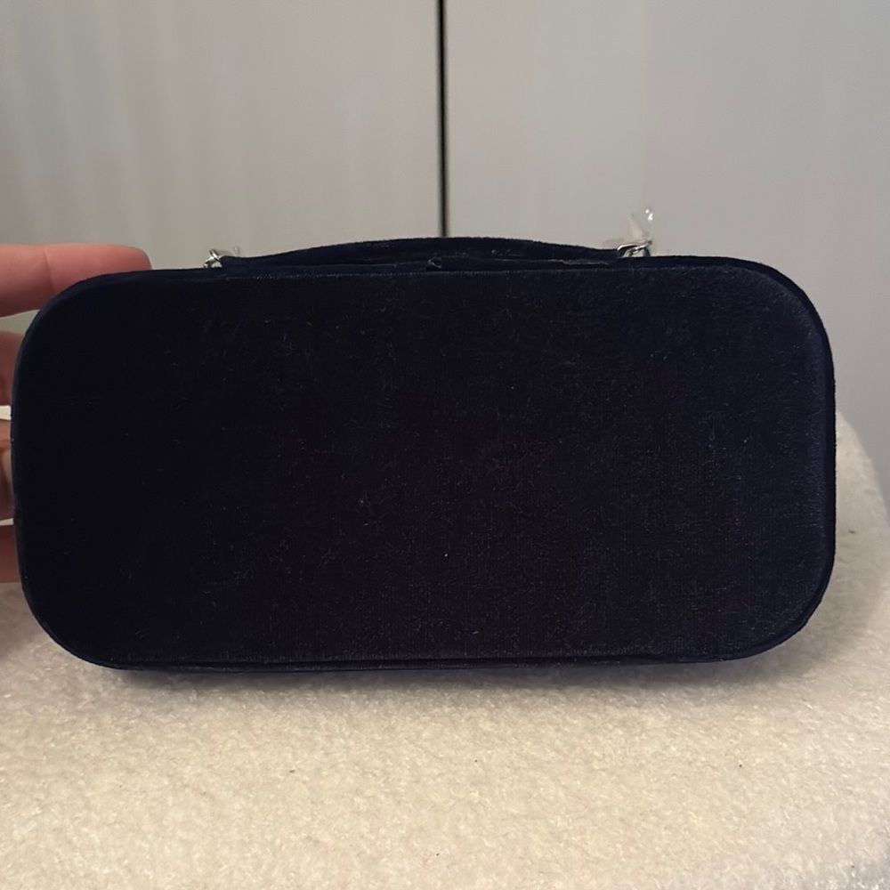 Swarovski navy suede with Crystal  jewelry Organizer - Picture 5 of 5